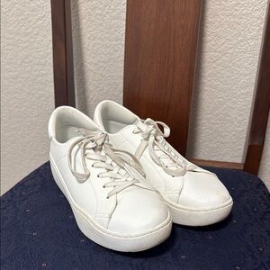 Project Cloud White Low-Top Athletic Shoes